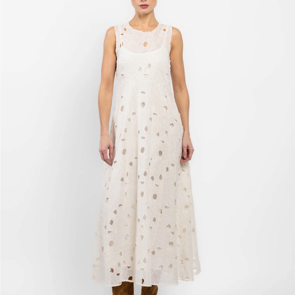 Ulla Johnson White Lace Maxi Dress